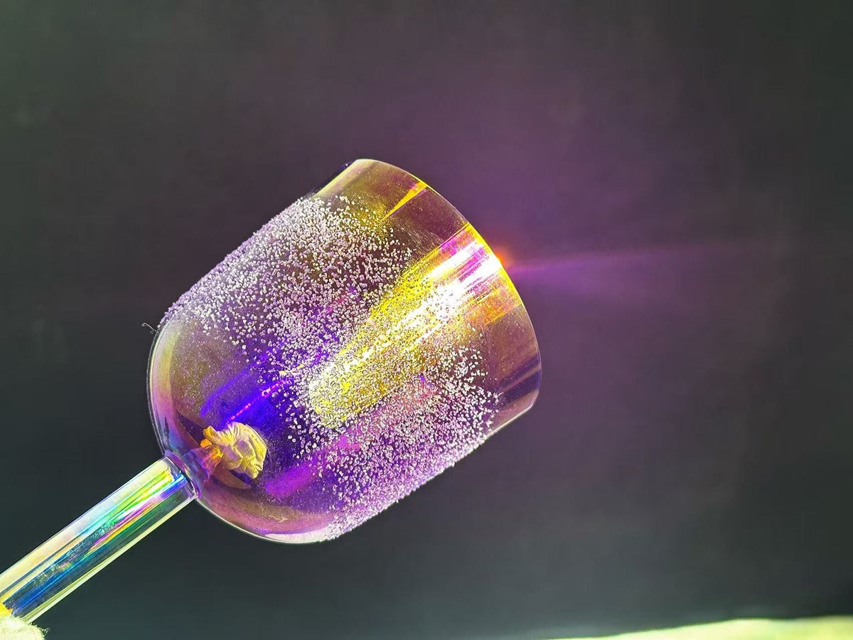 Crystal Singing Bowl Set - New Solfeggio Frequency Miracle Healing - Multi Crystal Imbued Alchemy Bowl Set - 6 Lynx - Sound Healing