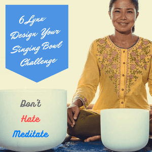 Crystal Singing Bowl with Personal Custom Design Engraving - New Launch Promo 50% OFF - 6 Lynx - Sound Healing