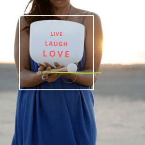 Crystal Singing Bowl with Personal Custom Design Engraving - New Launch Promo 50% OFF - 6 Lynx - Sound Healing