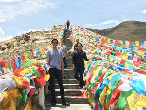 Lungta (Tibetan Prayer Flags) - Religious Flags Scriptures and Temple Decor - 10 pcs - 50% Off Sale