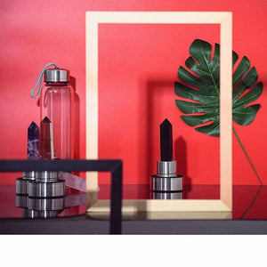 Natural Crystal Water Bottle Elixir - 50% OFF Launch Promo Today - 6 Lynx - Sound Healing