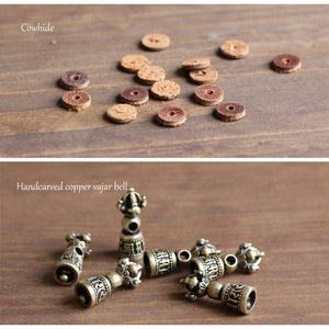 Root Chakra Mala Bracelet - Beaded Bracelet for OM Prayer Healing - 40% Off - 6 Lynx - Boho Accessories