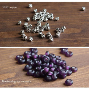 Root Chakra Mala Bracelet - Beaded Bracelet for OM Prayer Healing - 40% Off - 6 Lynx - Boho Accessories