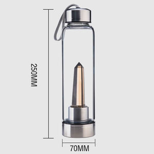 Natural Crystal Water Bottle Elixir - 50% OFF Launch Promo Today - 6 Lynx - Sound Healing