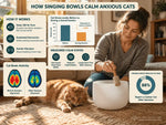 Feline Calm Crystal Singing Bowl