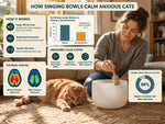 Feline Calm Crystal Singing Bowl