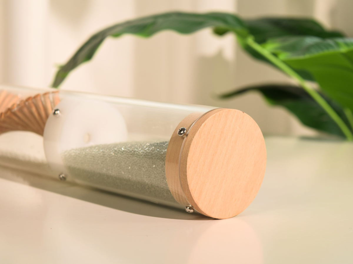 New Rain Sound Tube  - Complete Rainfall Immersion Rainstick - 6 Lynx - Sound Healing