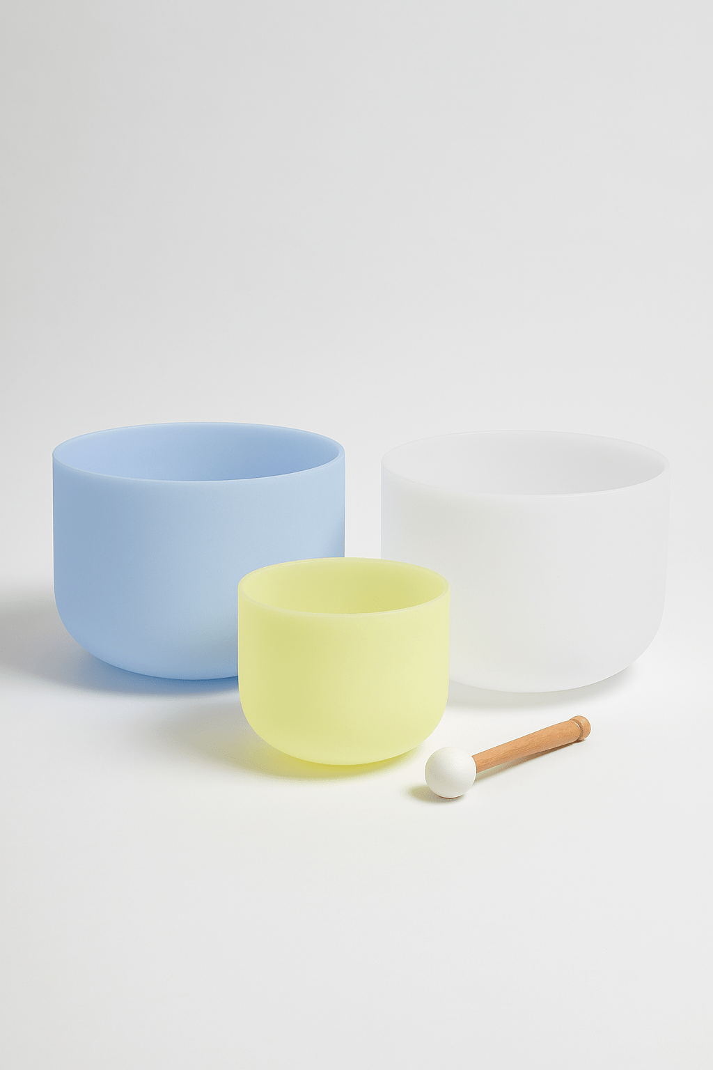 Crystal Singing Bowl Set - New Solfeggio Frequency Miracle Healing - Multi Crystal Imbued Alchemy Bowl Set - 6 Lynx - Sound Healing