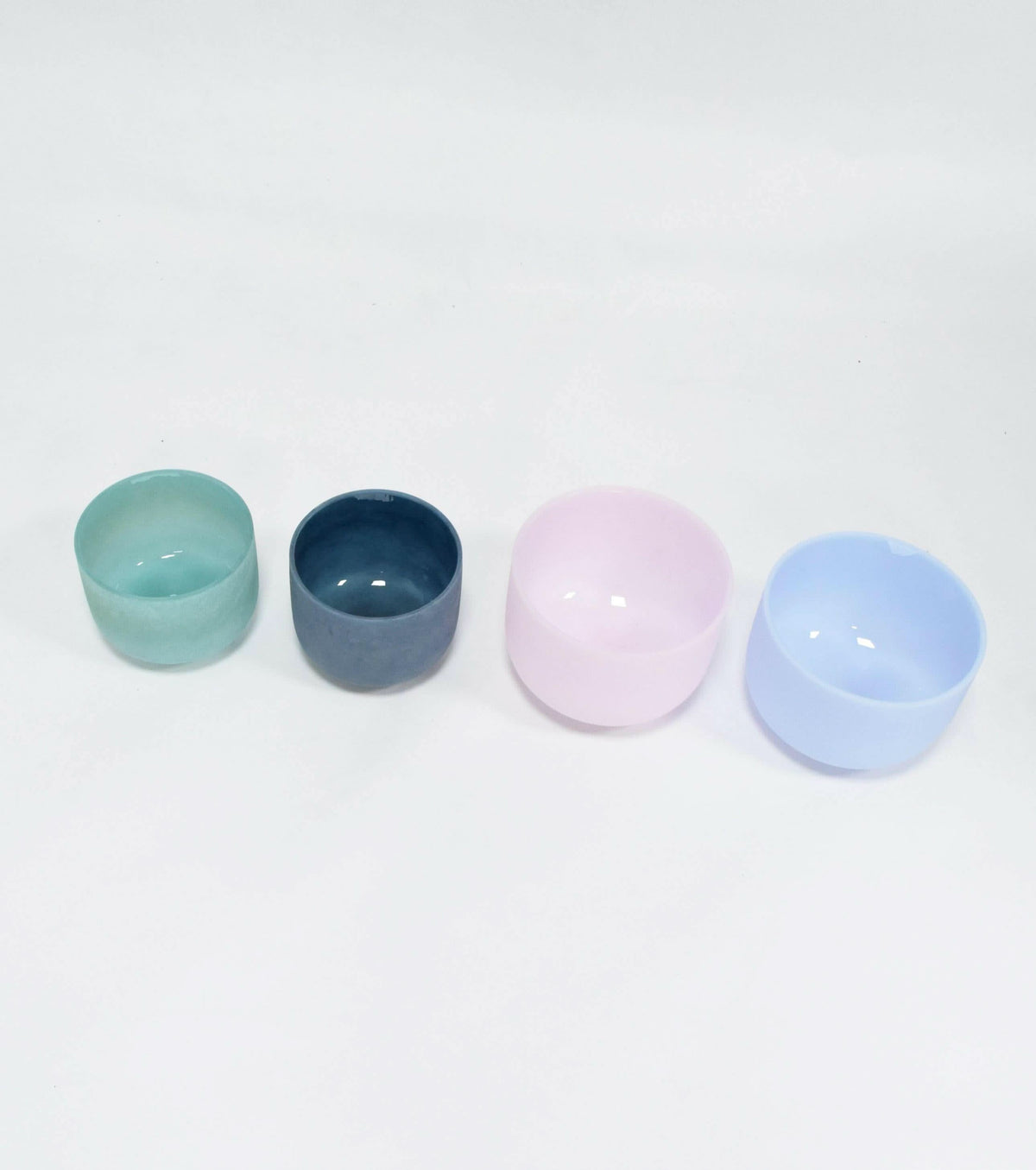 Crystal Singing Bowl Set - New Solfeggio Frequency Miracle Healing - Multi Crystal Imbued Alchemy Bowl Set - 6 Lynx - Sound Healing