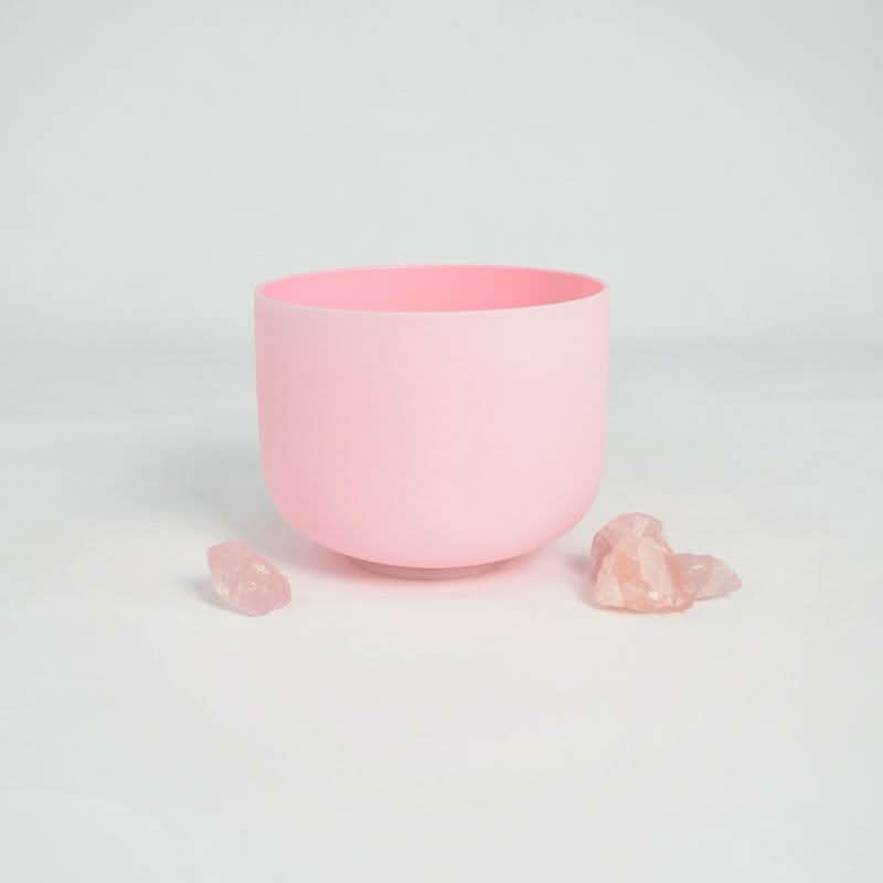 Rose Quartz Crystal Bowl Piece