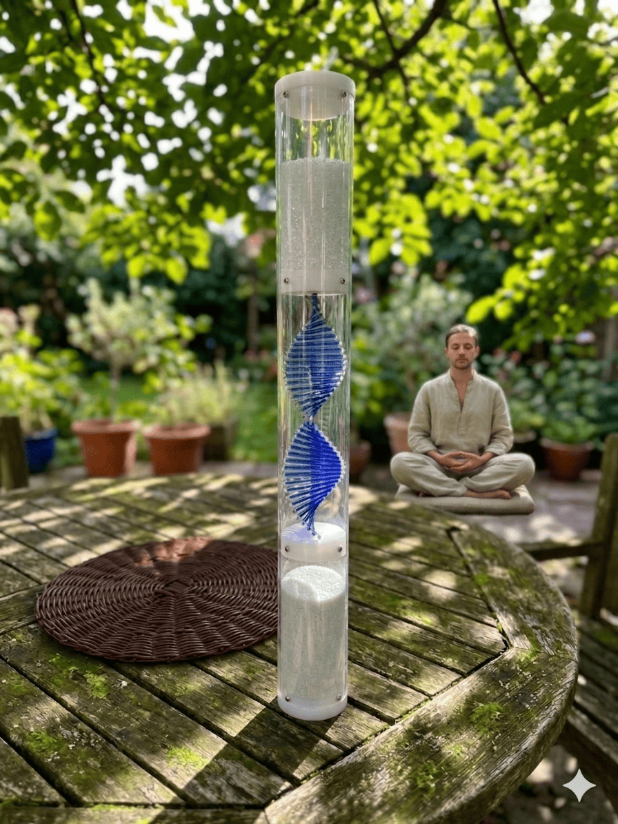 New Rain Sound Tube  - Complete Rainfall Immersion Rainstick - 6 Lynx - Sound Healing