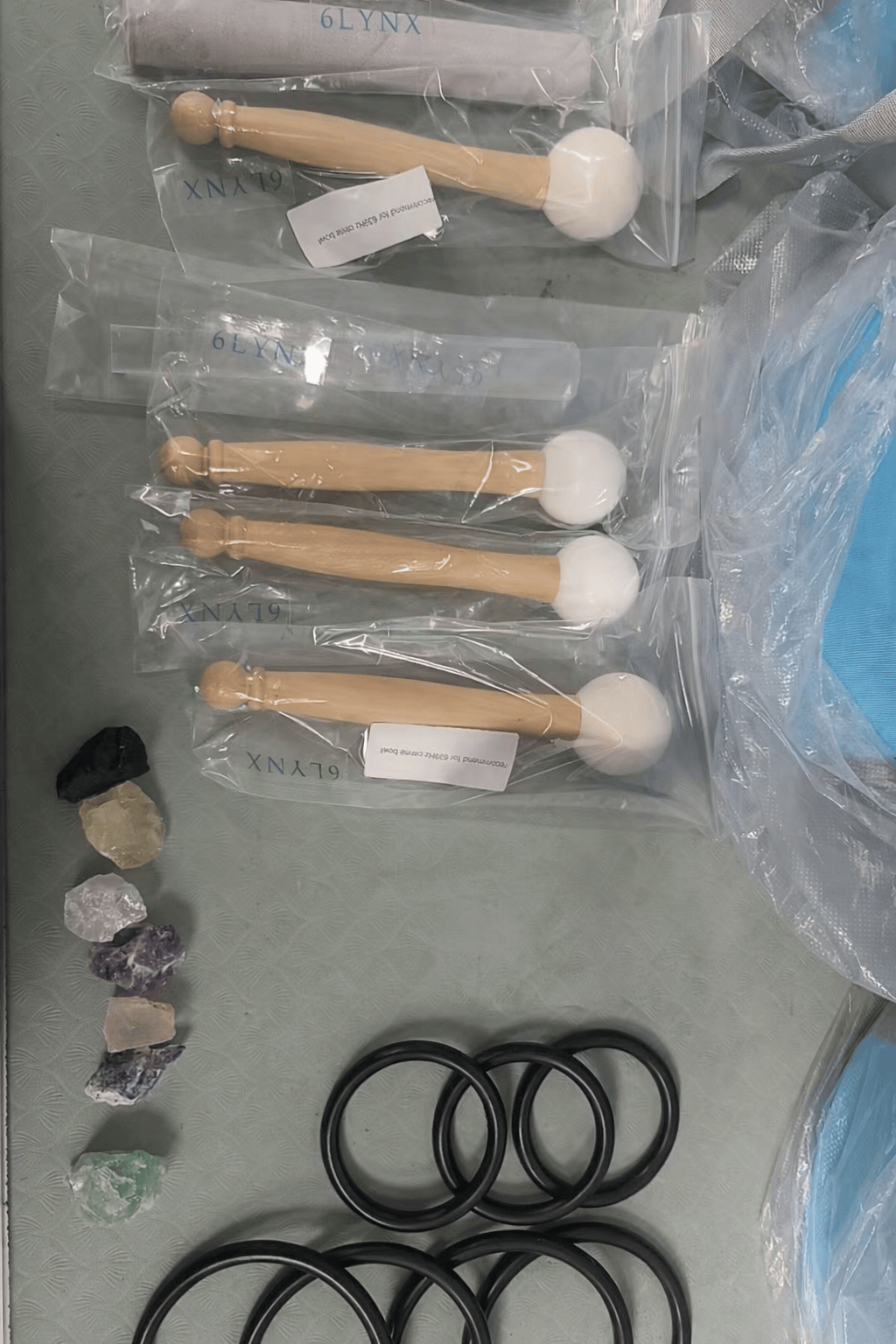 Crystal Singing Bowl Set - New Solfeggio Frequency Miracle Healing - Multi Crystal Imbued Alchemy Bowl Set - 6 Lynx - Sound Healing