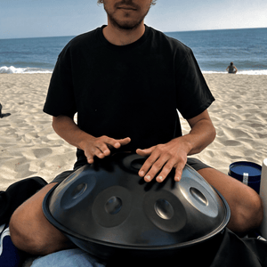 Mdundo Drum - New Healing Handpan Percussion Instrument - 22" - Hand-Made - with Carry Case