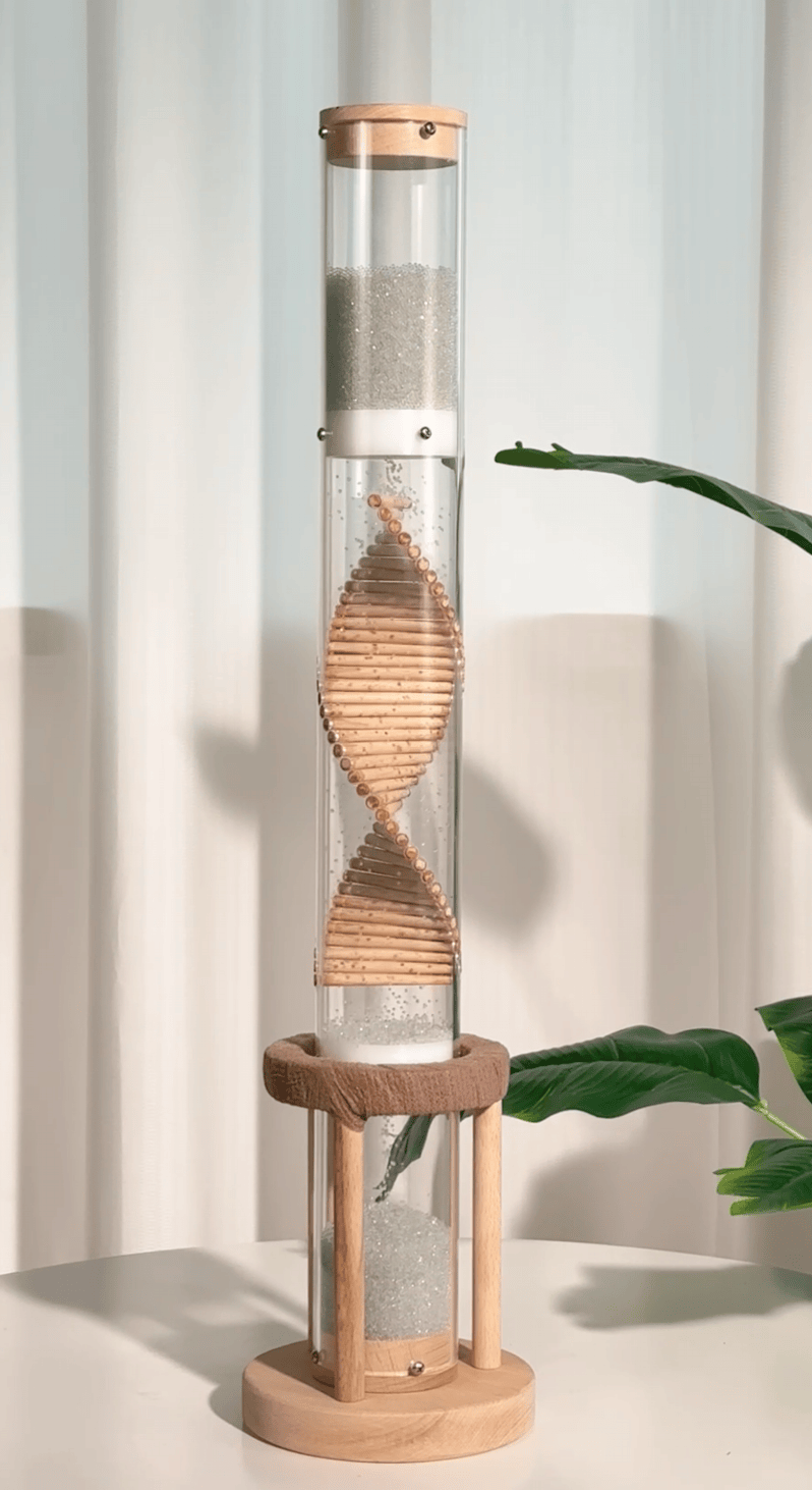 New Rain Sound Tube  - Complete Rainfall Immersion Rainstick - 6 Lynx - Sound Healing