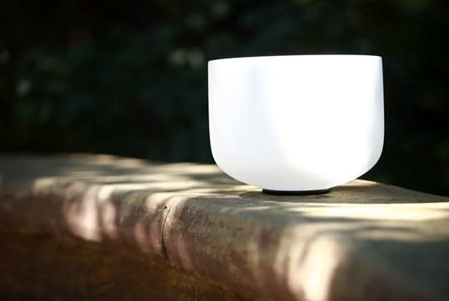 Chakra 14" Note C/D/E/F/G/A/B  Frosted Quartz Crystal Singing Bowl - 6 Lynx - Boho Accessories