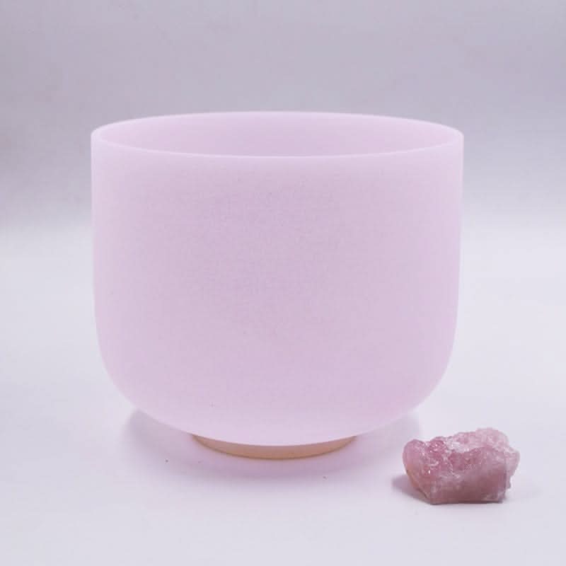 Solfeggio Rose Quartz Alchemy Crystal Singing Bowl - 6 Lynx - Sound Healing
