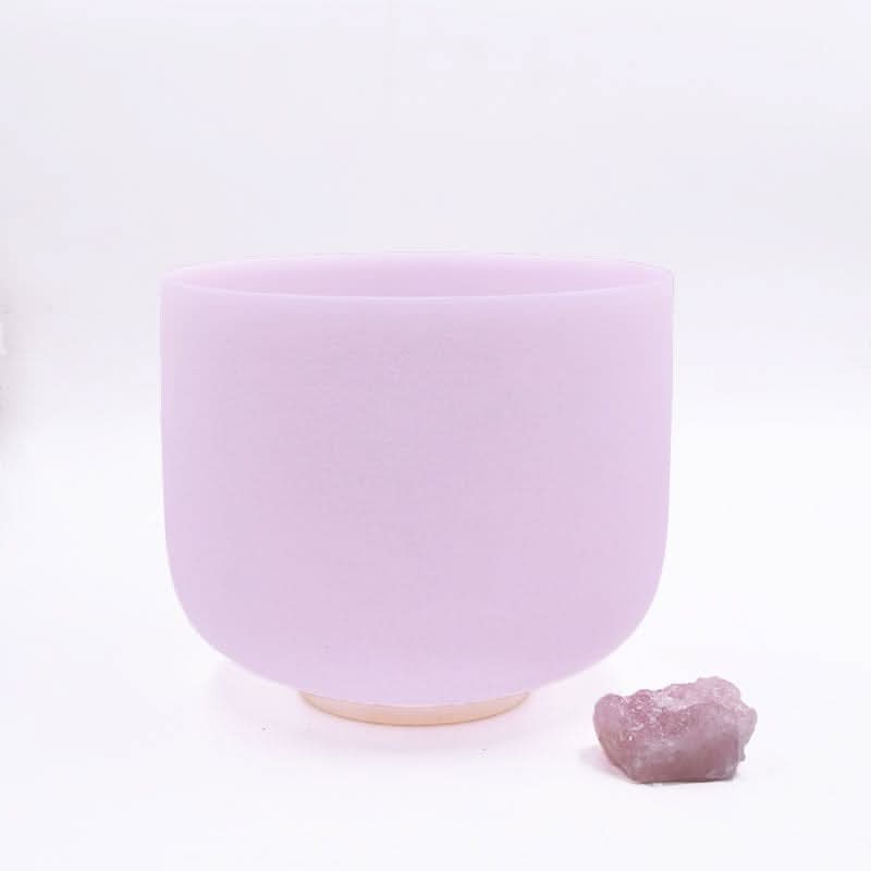 Solfeggio Rose Quartz Alchemy Crystal Singing Bowl - 6 Lynx - Sound Healing