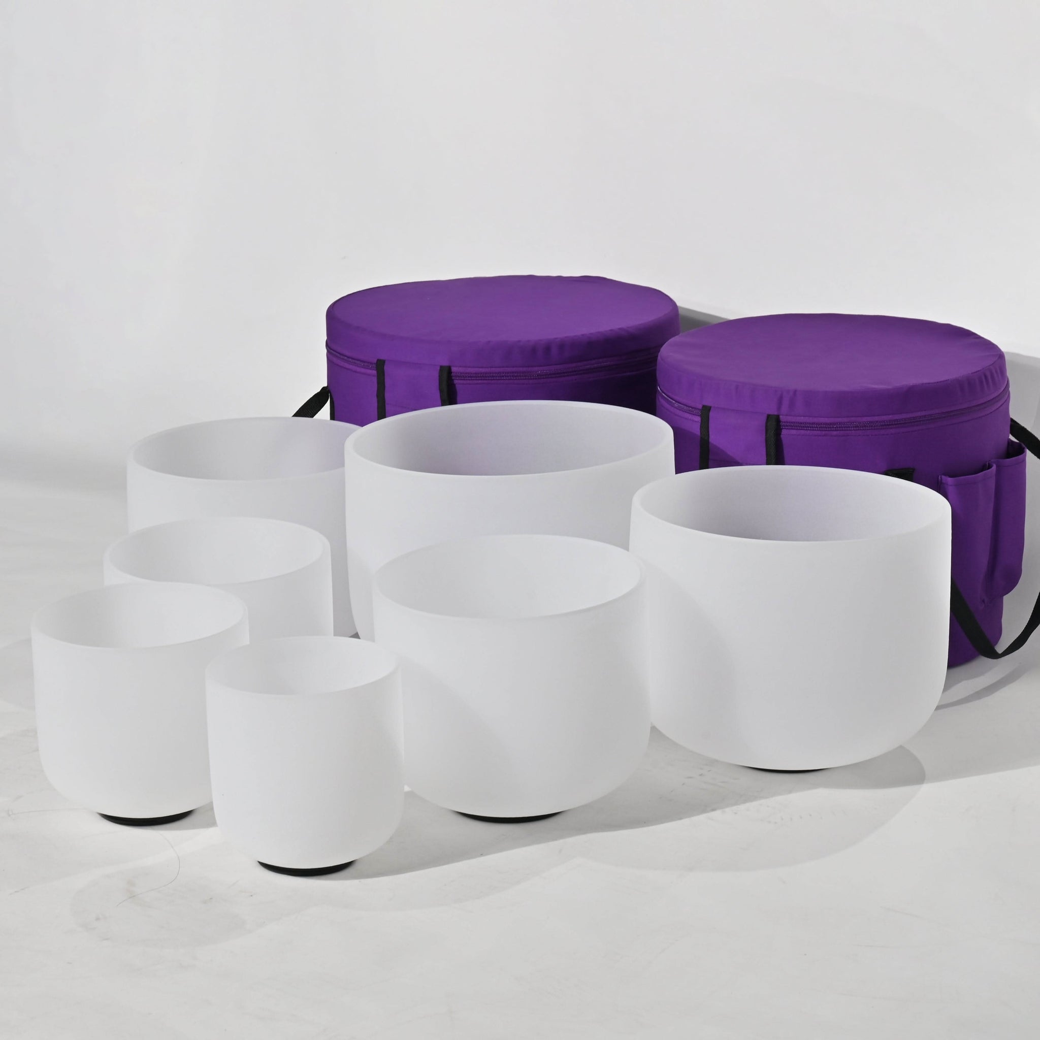 Crystal Singing Bowl Set - Chakra Tuned - Complete Healing 432 Hz - Si ...