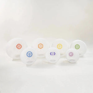 Crystal Singing Bowl Set - 7 Chakra Tuned - Complete Healing - 432 Hz - Large Size 8" to 14"