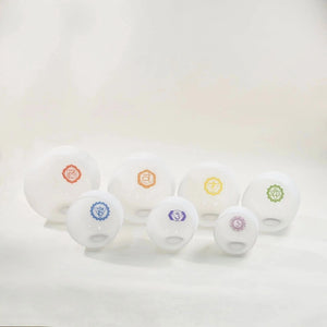 Large Crystal Singing Bowl Set - 7 Chakra Tuned - Complete Healing - 432 Hz - Size 8" to 14"