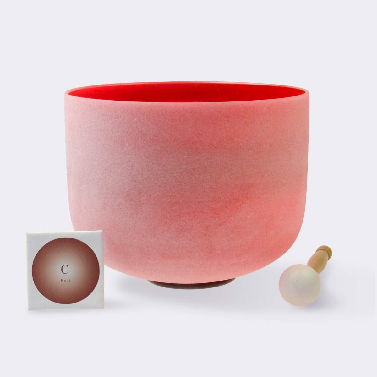 Chakra Color Crystal Chakra Singing Bowl - 99.993% Pure Quartz For Clear Sounds, Deep Meditation and Chakra Clearing - 6 Lynx - Sound Healing