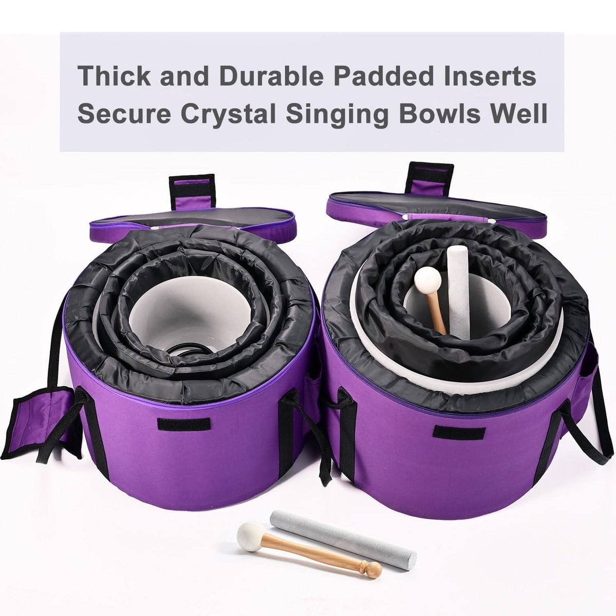 Carry bags for 9 “-16" Crystal Singing Bowl Set -50% OFF Special Offer - 6 Lynx - Sound Healing