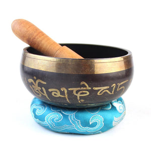Hand Crafted Tibetan Singing Bowl for Meditation, Chakra Balance, Mindfulness and Sound Therapy - 60% OFF