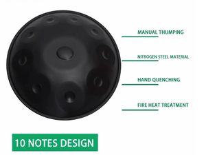 Mdundo Drum - New Healing Handpan Percussion Instrument - Hand-Made - with Carry Case - 60% OFF Sale