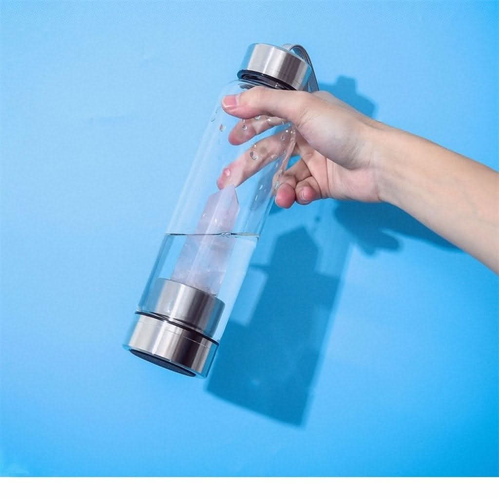 Natural Crystal Water Bottle Elixir - 50% OFF Launch Promo Today - 6 Lynx - Sound Healing