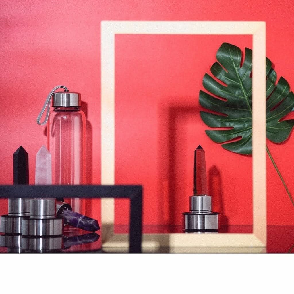 Natural Crystal Water Bottle Elixir - 50% OFF Launch Promo Today - 6 Lynx - Sound Healing