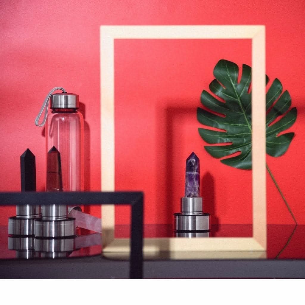 Natural Crystal Water Bottle Elixir - 50% OFF Launch Promo Today - 6 Lynx - Sound Healing