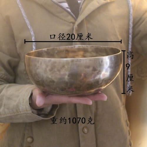 Handmade Tibetan 7 Metal Healing Bowl - Harnessing Full Moon Energy - 6 Lynx - Boho Accessories