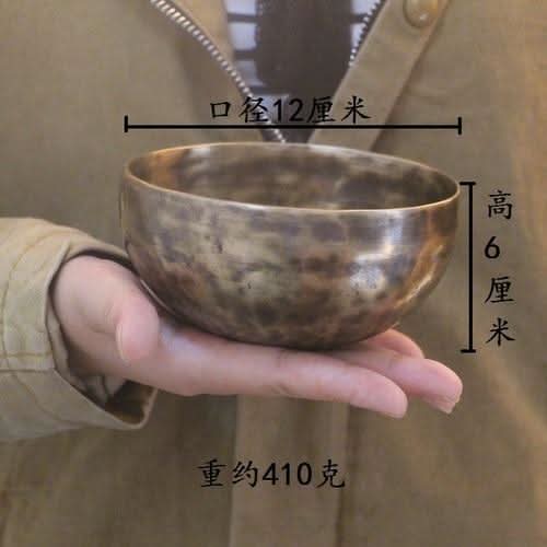 Handmade Tibetan 7 Metal Healing Bowl - Harnessing Full Moon Energy - 6 Lynx - Boho Accessories