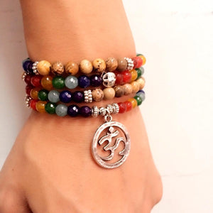 7 Chakra Healing Balance Bracelet for Meditation/Prayer - Save 65% - 6 Lynx - Boho Accessories