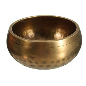 Hand Hammered Chakra Tibetan Singing Bowl Set with Cushion for Meditation Yoga - 6 Lynx - Boho Accessories