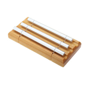Three Tone Energy Chimes with Mallet - Exquisite Percussion Instrument for Meditation and Focus - Save 50% Today - 6 Lynx - Boho Accessories