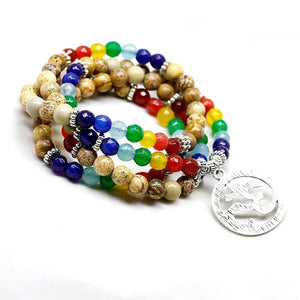 7 Chakra Healing Balance Bracelet for Meditation/Prayer - Save 65% - 6 Lynx - Boho Accessories