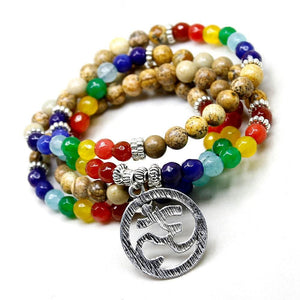 7 Chakra Healing Balance Bracelet for Meditation/Prayer - Save 65% - 6 Lynx - Boho Accessories