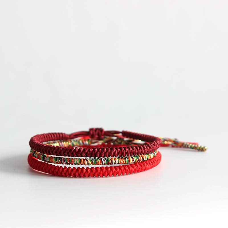 Tibetan Red Bracelet Mantra - Moon Dance Charms