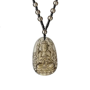 Best Selling Natural Obsidian Stone Buddha Amulet - 6 Lynx - Boho Accessories