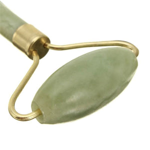 Anti Aging Natural Jade Massage Roller for Toned Face Neck Body - Natural Beauty Tool - 6 Lynx - Boho Accessories