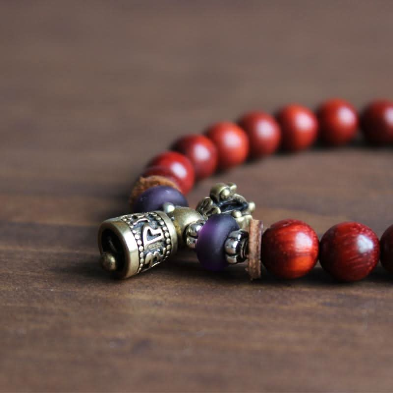 Tibetan 13MM Bodhi Beads Mala Bracelet Buddhist Prayer Beads Bracelet