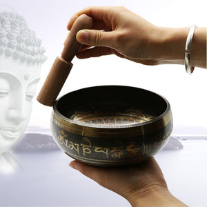 Hand Crafted Tibetan Singing Bowl for Meditation, Chakra Balance, Mindfulness and Sound Therapy - 70% OFF Early Summer Sale - 6 Lynx - Boho Accessories