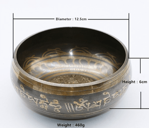 Hand Crafted Tibetan Singing Bowl for Meditation, Chakra Balance, Mindfulness and Sound Therapy - 70% OFF Early Summer Sale - 6 Lynx - Boho Accessories