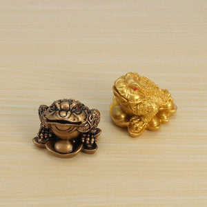 Classic Feng Shui Money Fortune Toad - Home OfficeTabletop Ornaments - 6 Lynx - Boho Accessories