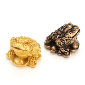 Classic Feng Shui Money Fortune Toad - Home OfficeTabletop Ornaments - 6 Lynx - Boho Accessories