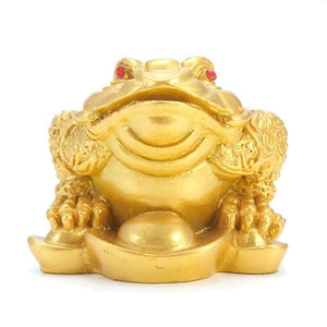 Classic Feng Shui Money Fortune Toad - Home OfficeTabletop Ornaments - 6 Lynx - Boho Accessories