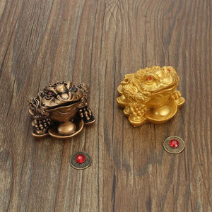 Classic Feng Shui Money Fortune Toad - Home OfficeTabletop Ornaments - 6 Lynx - Boho Accessories