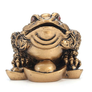 Classic Feng Shui Money Fortune Toad - Home OfficeTabletop Ornaments - 6 Lynx - Boho Accessories