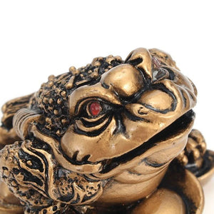 Classic Feng Shui Money Fortune Toad - Home OfficeTabletop Ornaments - 6 Lynx - Boho Accessories